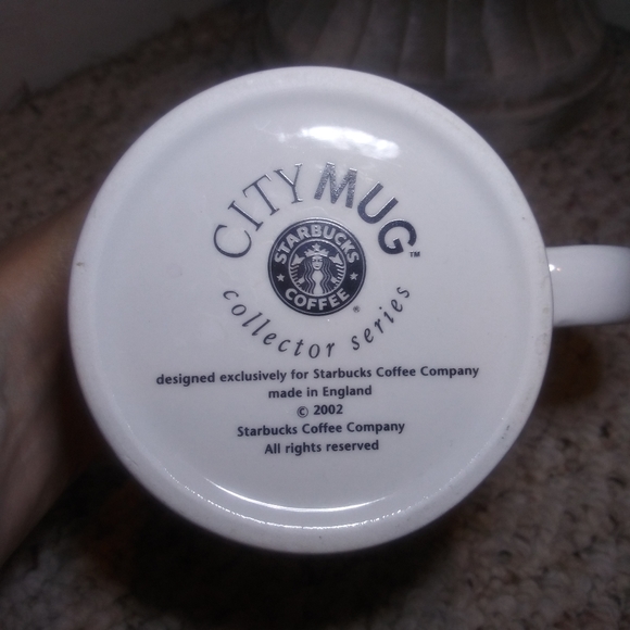 Vintage Rare Starbucks 2002 Qatar City Mug Made In England - Picture 8 of 9